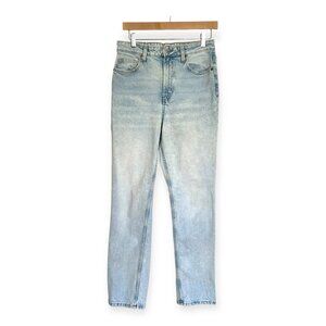 H&M Light Wash High Rise Vintage Straight Jeans